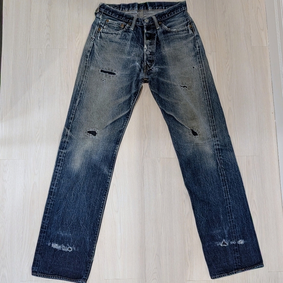 DENIME Other - DENIME Authentic distressed vintage Japanese selvedge denim jeans